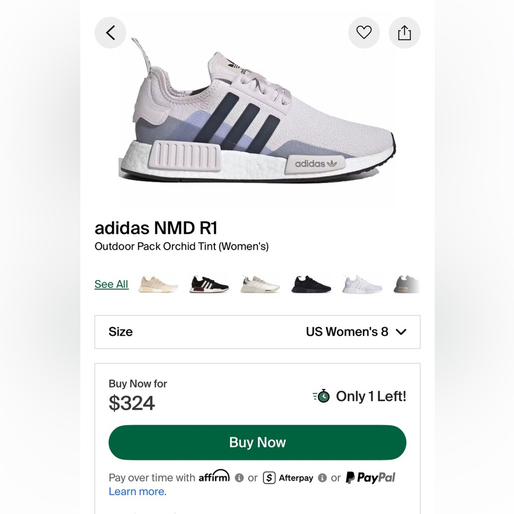 Adidas NMD R1 Orchid Tint Women's Shoes